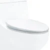 EAGO Plastic, White, R-358SEAT Replacement Soft Closing Toilet Seat for TB358