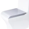 EAGO Plastic, White, R-356SEAT Replacement Soft Closing Toilet Seat for TB356