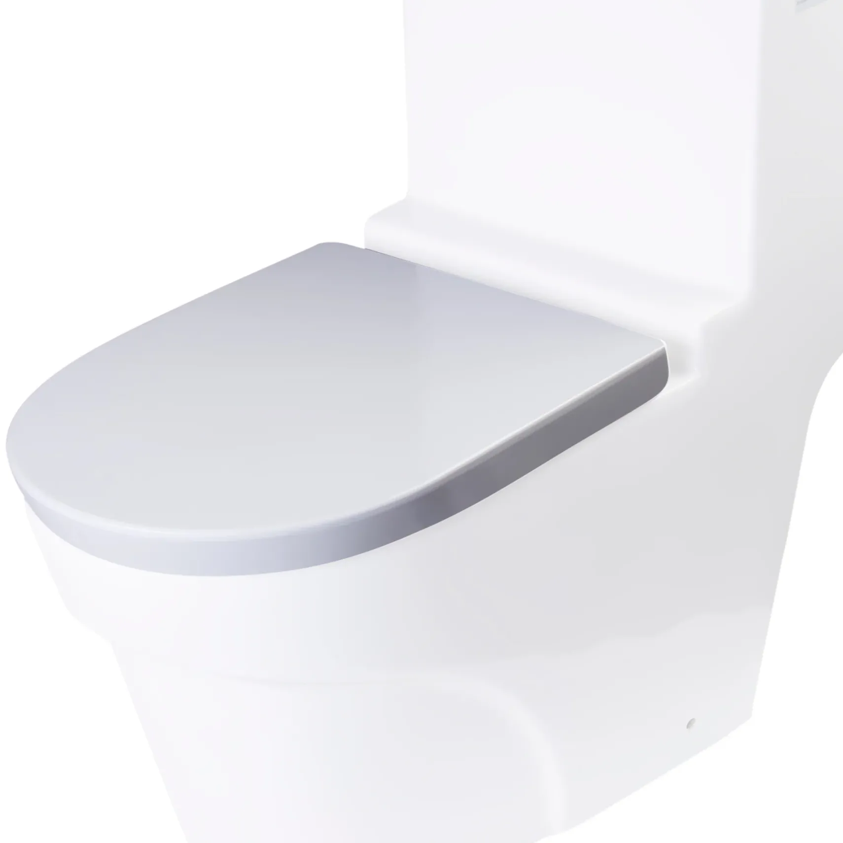 EAGO Plastic, White, R-326SEAT Replacement Soft Closing Toilet Seat for TB326