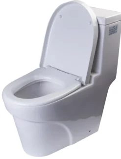 EAGO Plastic, White, R-326SEAT Replacement Soft Closing Toilet Seat for TB326
