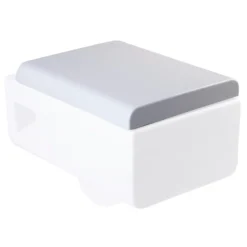 EAGO Plastic, White, R-333SEAT Replacement Soft Closing Toilet Seat for WD333
