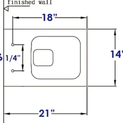 EAGO Plastic, White, R-333SEAT Replacement Soft Closing Toilet Seat for WD333