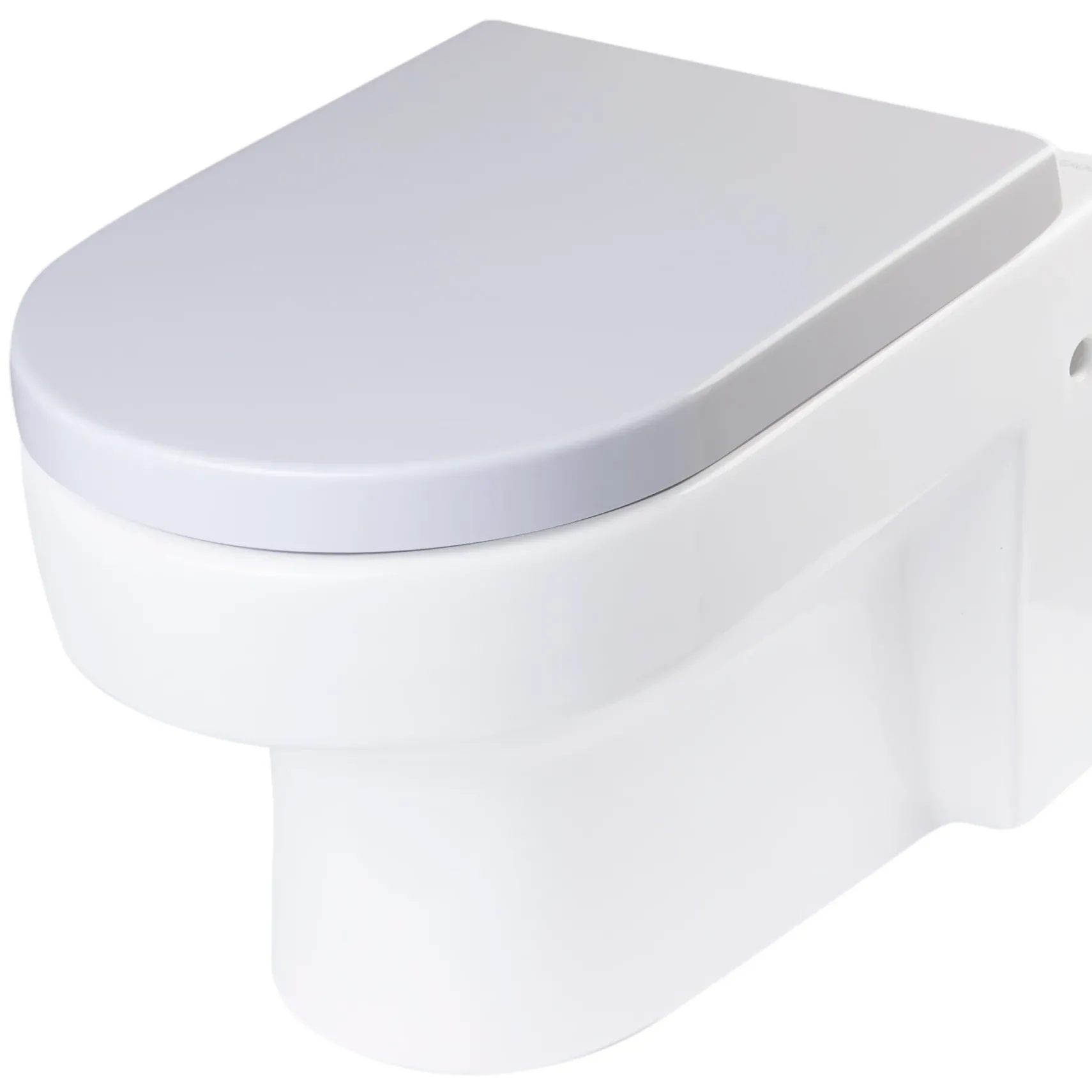 EAGO Plastic, White, R-101SEAT Replacement Soft Closing Toilet Seat for WD101