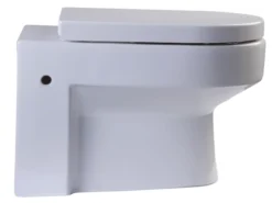 EAGO Plastic, White, R-101SEAT Replacement Soft Closing Toilet Seat for WD101