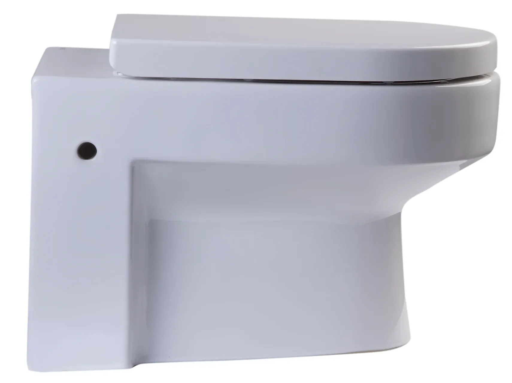 EAGO Plastic, White, R-101SEAT Replacement Soft Closing Toilet Seat for WD101
