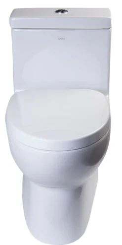 EAGO Porcelain, White, TB359 Dual Flush One Piece High Efficiency Low Flush Ceramic Toilet