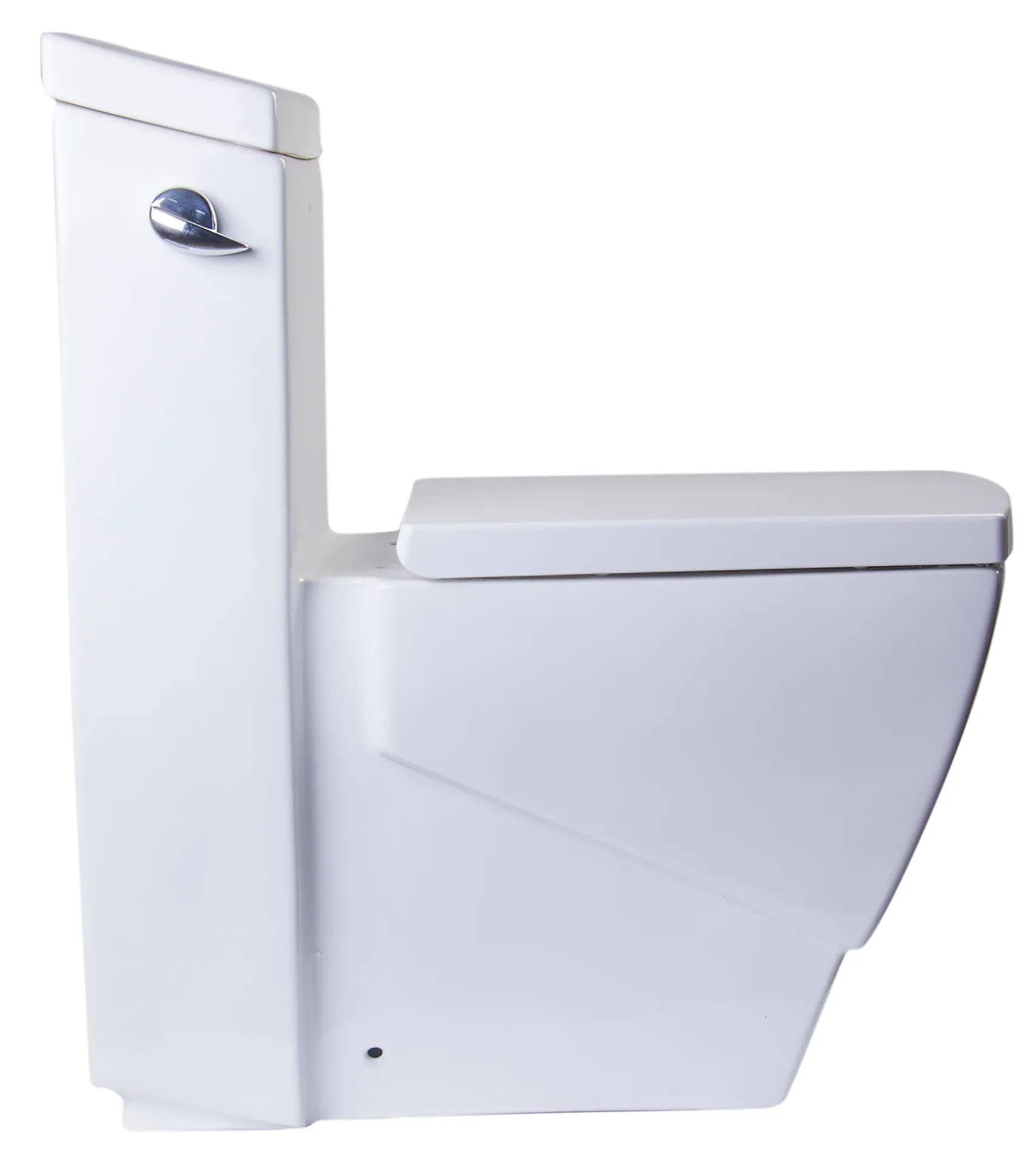EAGO Porcelain, White, TB346 Modern Dual Flush One Piece High-Efficiency Low Flush Ceramic Toilet