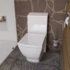 EAGO Porcelain, White, TB336 One Piece High-Efficiency Low Flush Ceramic Toilet