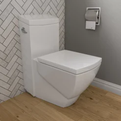 EAGO Porcelain, White, TB336 One Piece High-Efficiency Low Flush Ceramic Toilet