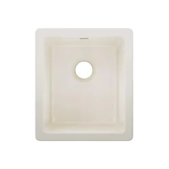 Elkay 16" Fireclay Bar Sink, Biscuit, SWU1517BI