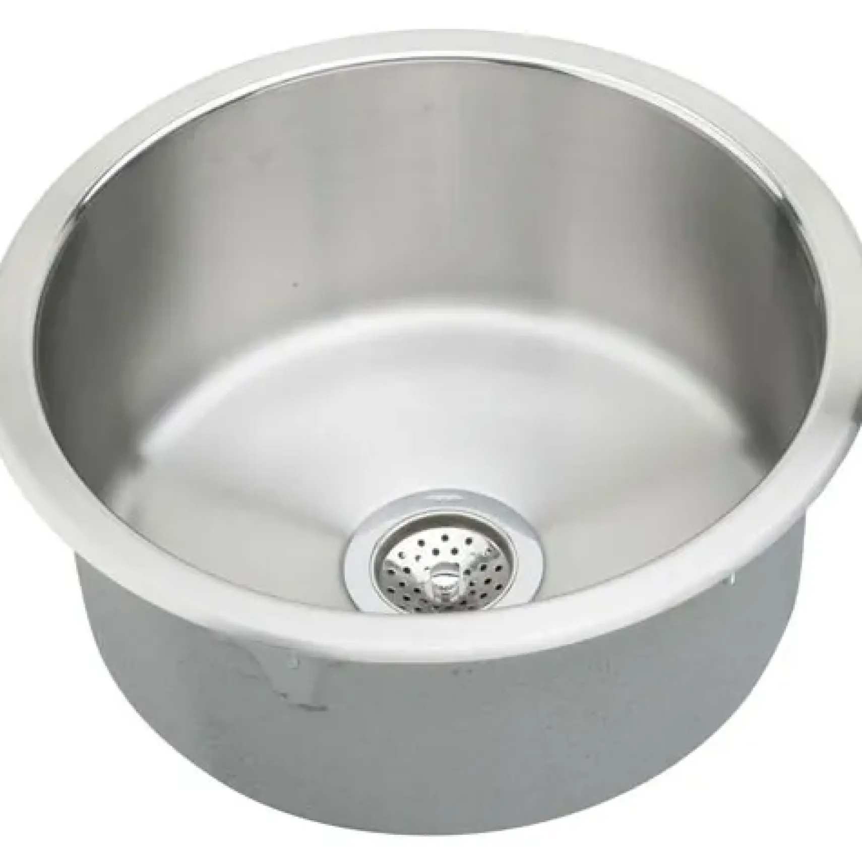 Elkay Asana 14" Round Stainless Steel ADA Bar/Prep Sink, Lustrous Satin, 18 Gauge, RLR12FB
