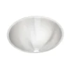 Elkay Asana 18" Round Undermount Stainless Steel Bathroom Sink, Lustrous Satin, 18 Gauge, ELUH16