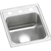 Elkay Celebrity 15" Stainless Steel Bar Sink, Brushed Satin, 1 Faucet Hole, PSR15171