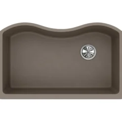 Elkay Classic 33" Quartz Kitchen Sink, Greige, ELGUS3322RGR0