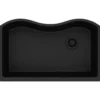 Elkay Classic 33" Quartz Kitchen Sink, Black, ELGUS3322RBK0