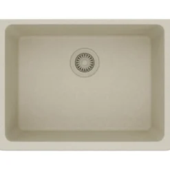 Elkay Classic 25" Quartz Kitchen Sink, Bisque, ELGU2522BQ0