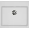 Elkay Classic 25" Quartz Kitchen Sink, White, Pre-scored for up to 5 Faucet Hole, ELGAD2522PDWH0