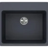 Elkay Classic 25" Quartz Kitchen Sink, Dusk Gray, Pre-scored for up to 5 Faucet Hole, ELG2522GY0