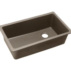 Elkay Classic 33" Quartz Kitchen Sink, Greige, ELGU13322GR0