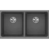 Elkay Classic 33" Quartz Kitchen Sink, 50/50 Double Bowl, Greystone, ELGU3322GS0