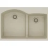 Elkay Classic 33" Quartz Kitchen Sink, 55/45 Double Bowl, Bisque, ELGH3322RBQ0