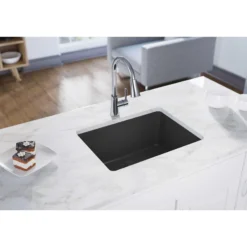 Elkay Classic 25" Quartz Kitchen Sink, Dusk Gray, ELGU2522GY0