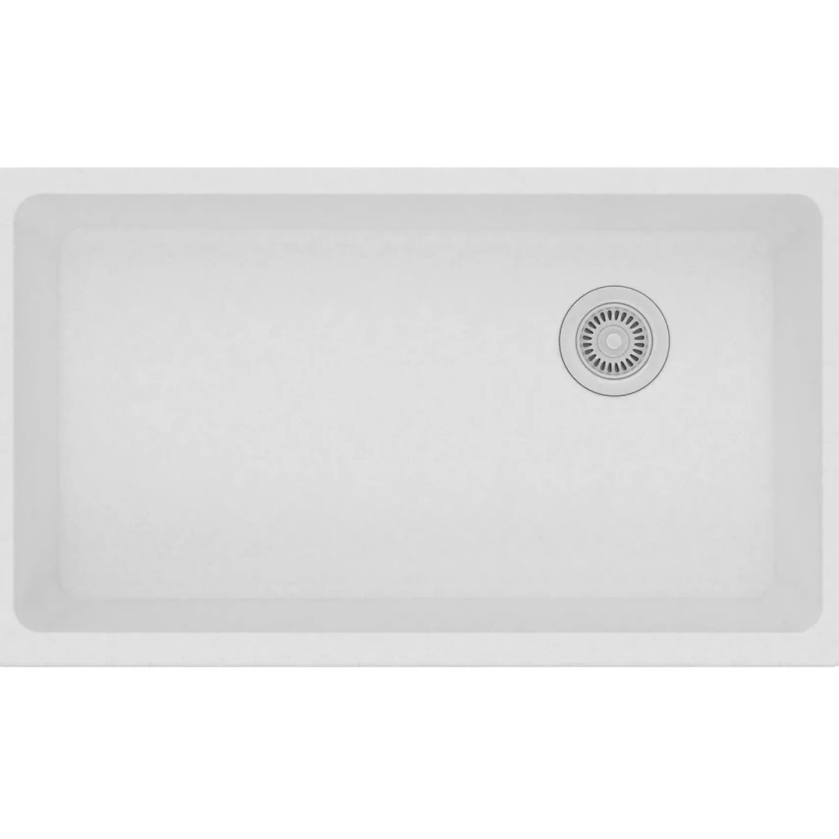 Elkay Classic 33" Quartz Kitchen Sink, White, ELGU13322WH0