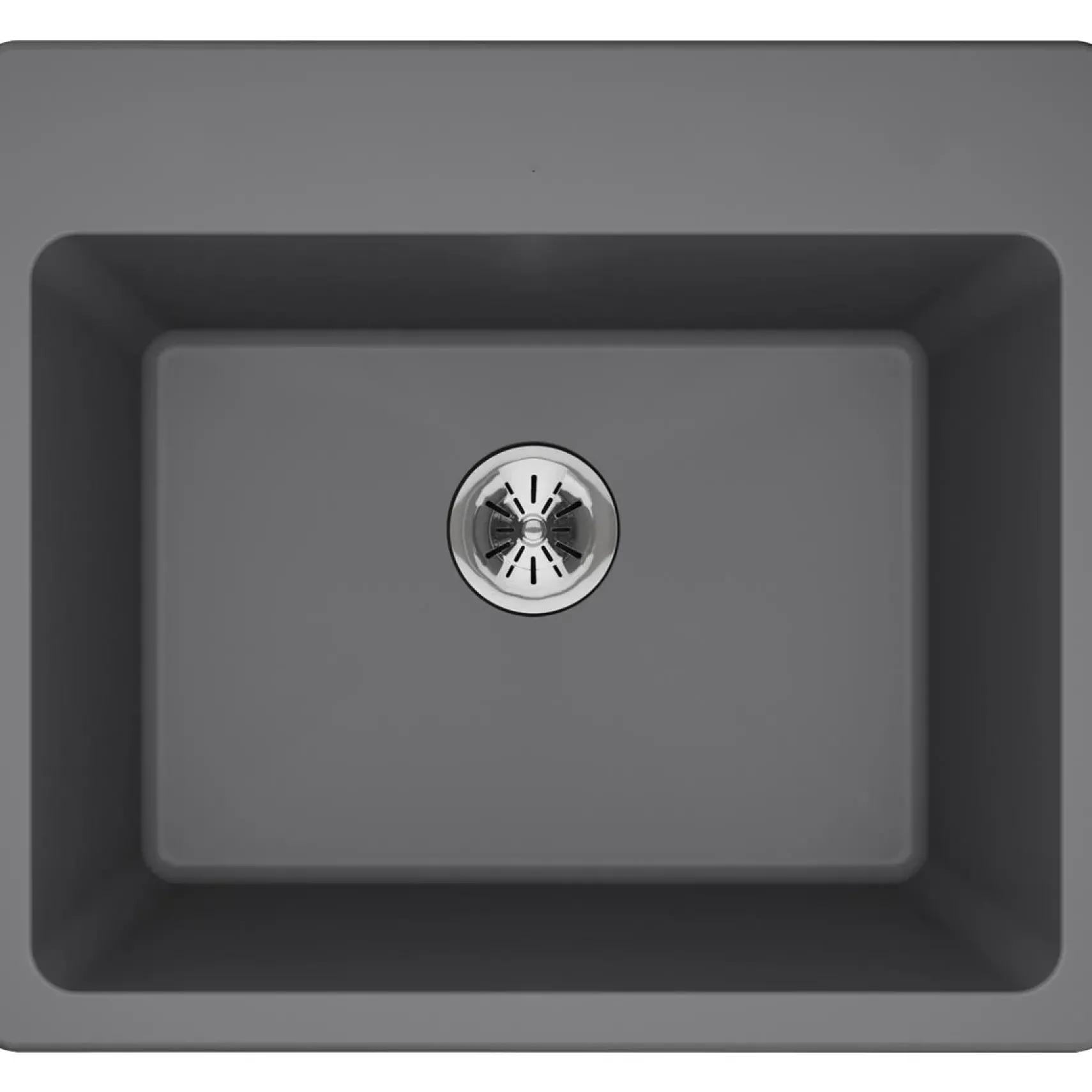 Elkay Classic 25" Quartz Laundry Sink, Greystone, ELG252212PDGS0