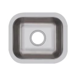 Elkay Dayton 15" Stainless Steel Bar Sink, Radiant Satin, DXUH1210