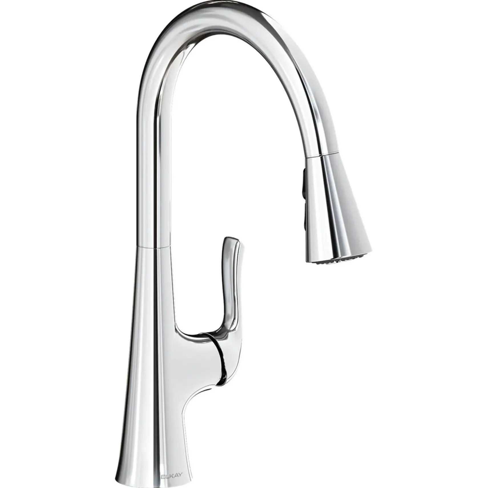 Elkay Harmony Forward Only Lever Handle Pull-down Spray Spout Brass ADA Kitchen Faucet, Chrome, LKHA1041CR