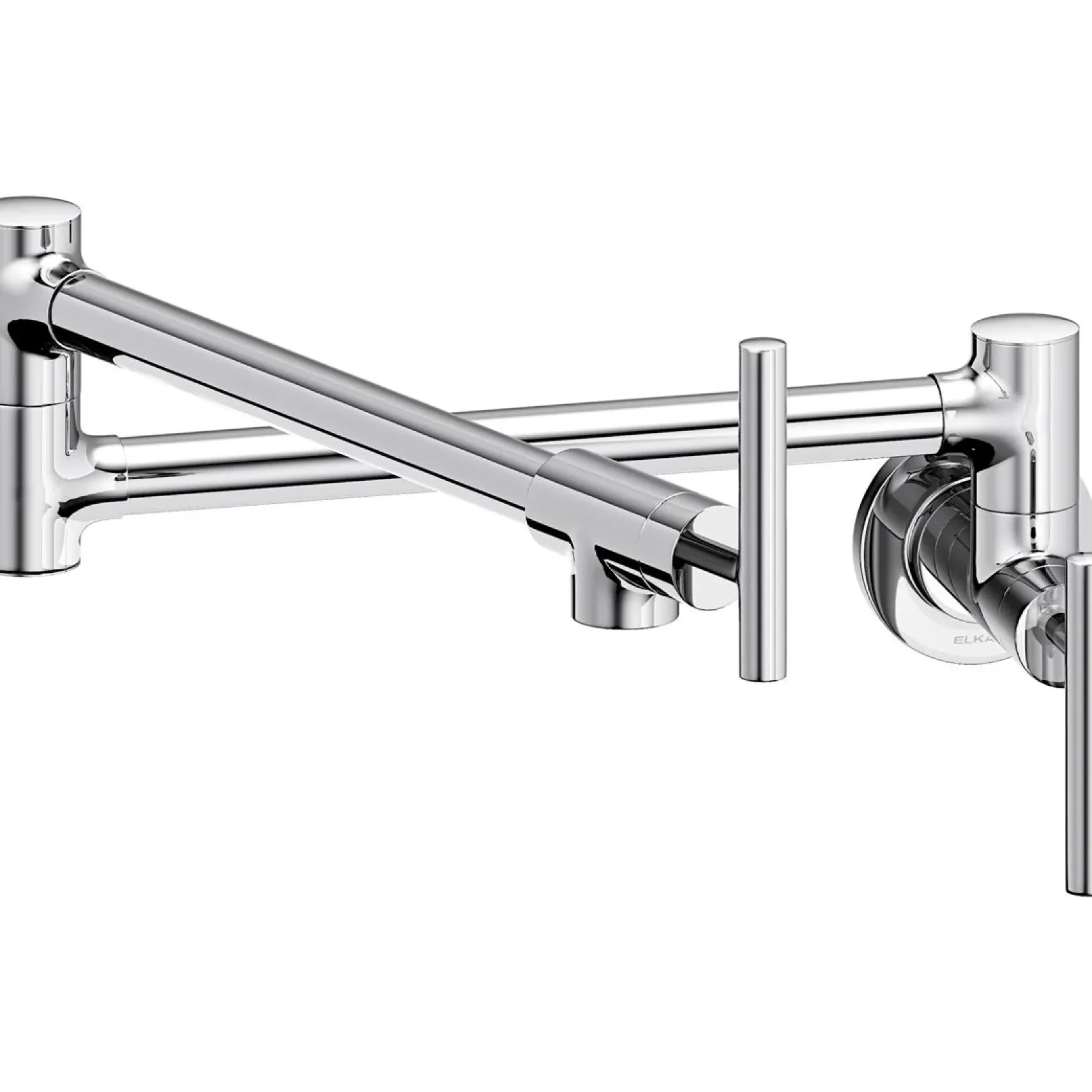 Elkay LKAV4091CR Avado Wall Mount Single Hole Pot Filler Kitchen Faucet with Lever Handles Chrome