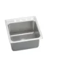 Elkay Lustertone Classic 22" Drop In/Topmount Stainless Steel Kitchen Sink, Lustrous Satin, 3 Faucet Holes, DLRQ2222123