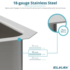 Elkay Lustertone Classic 22