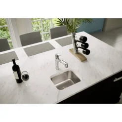 Elkay Lustertone Classic 15" Stainless Steel Bar Sink, Lustrous Satin, ELUH129