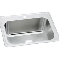Elkay Pursuit 25" Stainless Steel Laundry Sink, Brushed Satin, DCR2522101