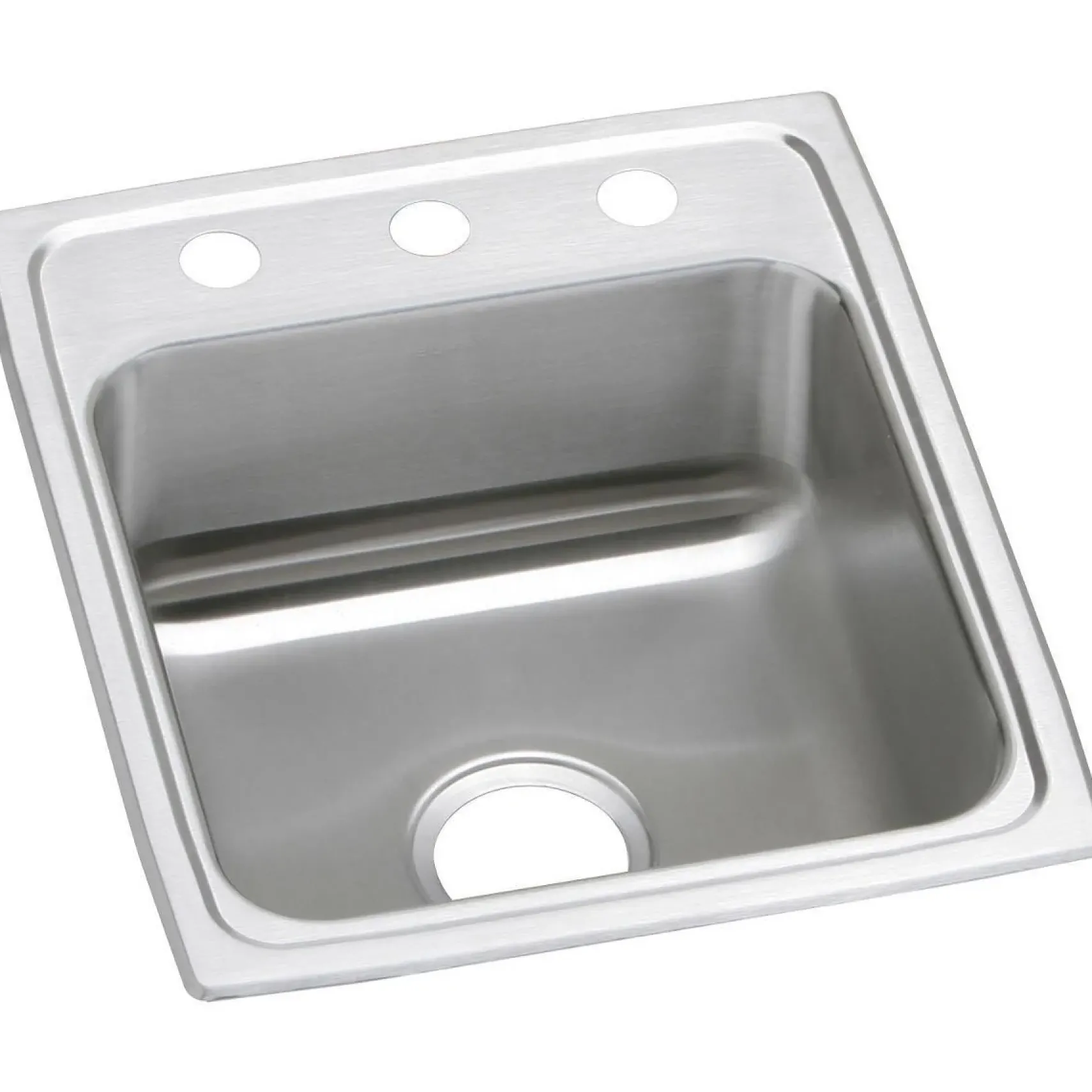 Elkay Celebrity 17" Stainless Steel Kitchen Sink, 20 Gauge, Brushed Satin, 3 Faucet Hole, PSR17203