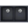 Elkay Classic 33" Quartz Kitchen Sink, 50/50 Double Bowl, Dusk Gray, ELGDULB3322GY0