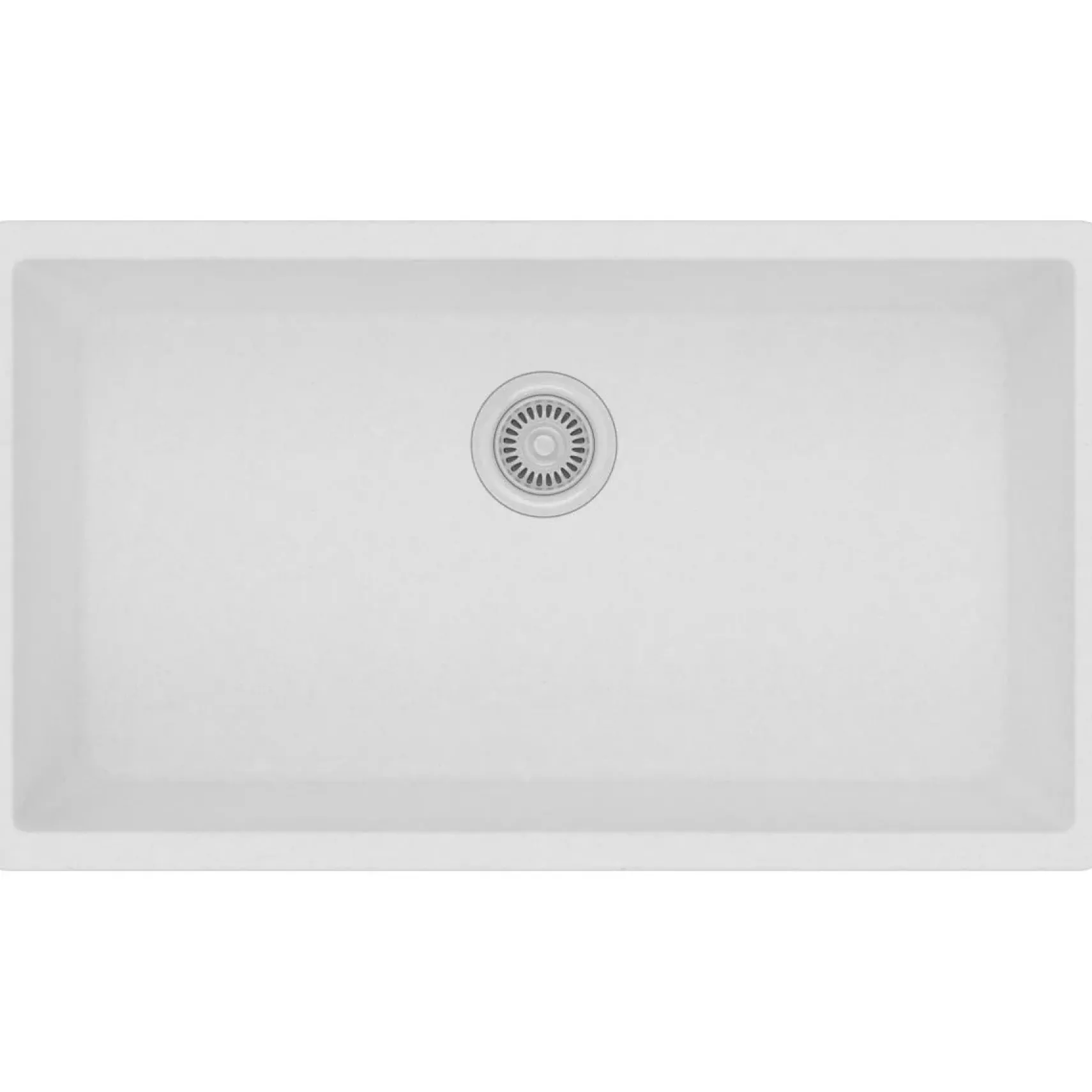 Elkay Classic 33" Quartz Kitchen Sink, White, ELGRU13322WH0