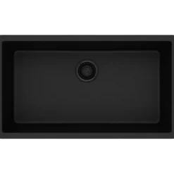 Elkay Classic 33" Quartz Kitchen Sink, Black, ELGRU13322BK0