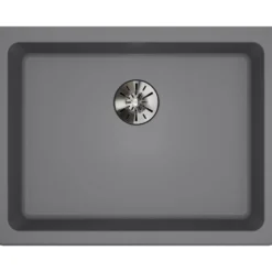 Elkay Classic 25" Quartz Kitchen Sink, Greystone, ELGUAD2519PDGS0