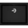 Elkay Classic 25" Quartz Kitchen Sink, Black, ELGUAD2519PDBK0