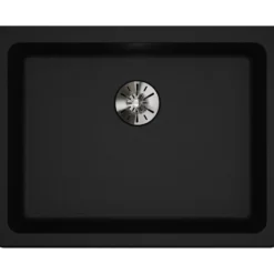 Elkay Classic 25" Quartz Kitchen Sink, Black, ELGUAD2519PDBK0