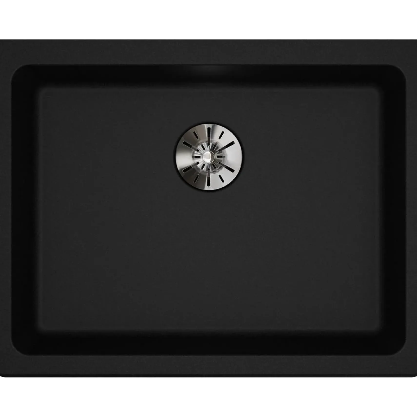 Elkay Classic 25" Quartz Kitchen Sink, Black, ELGUAD2519PDBK0