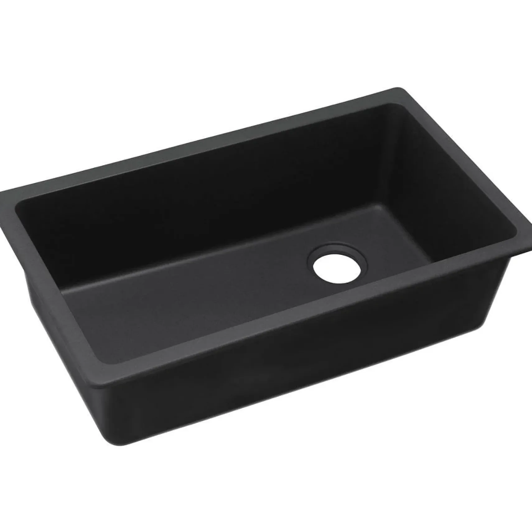 Elkay Classic 33" Quartz Kitchen Sink, Black, ELGU13322BK0
