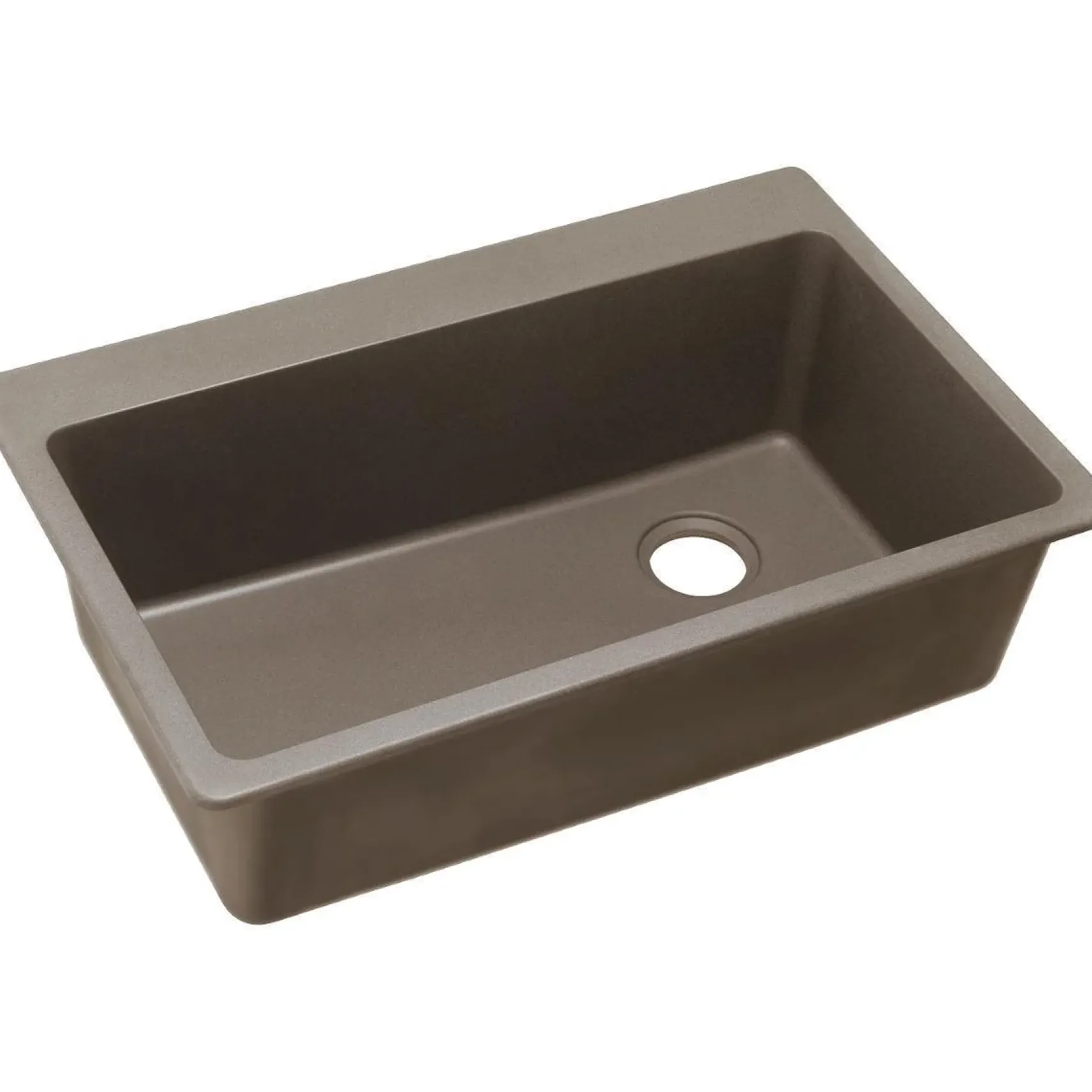 Elkay Classic 33" Quartz Kitchen Sink, Greige, ELG13322GR0