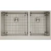 Elkay Crosstown 36" Stainless Steel Farmhouse Kitchen Sink for Interchangeable Apron, 55/65 Double Bowl, 16 Gauge, Polished Satin, CTXF234179C