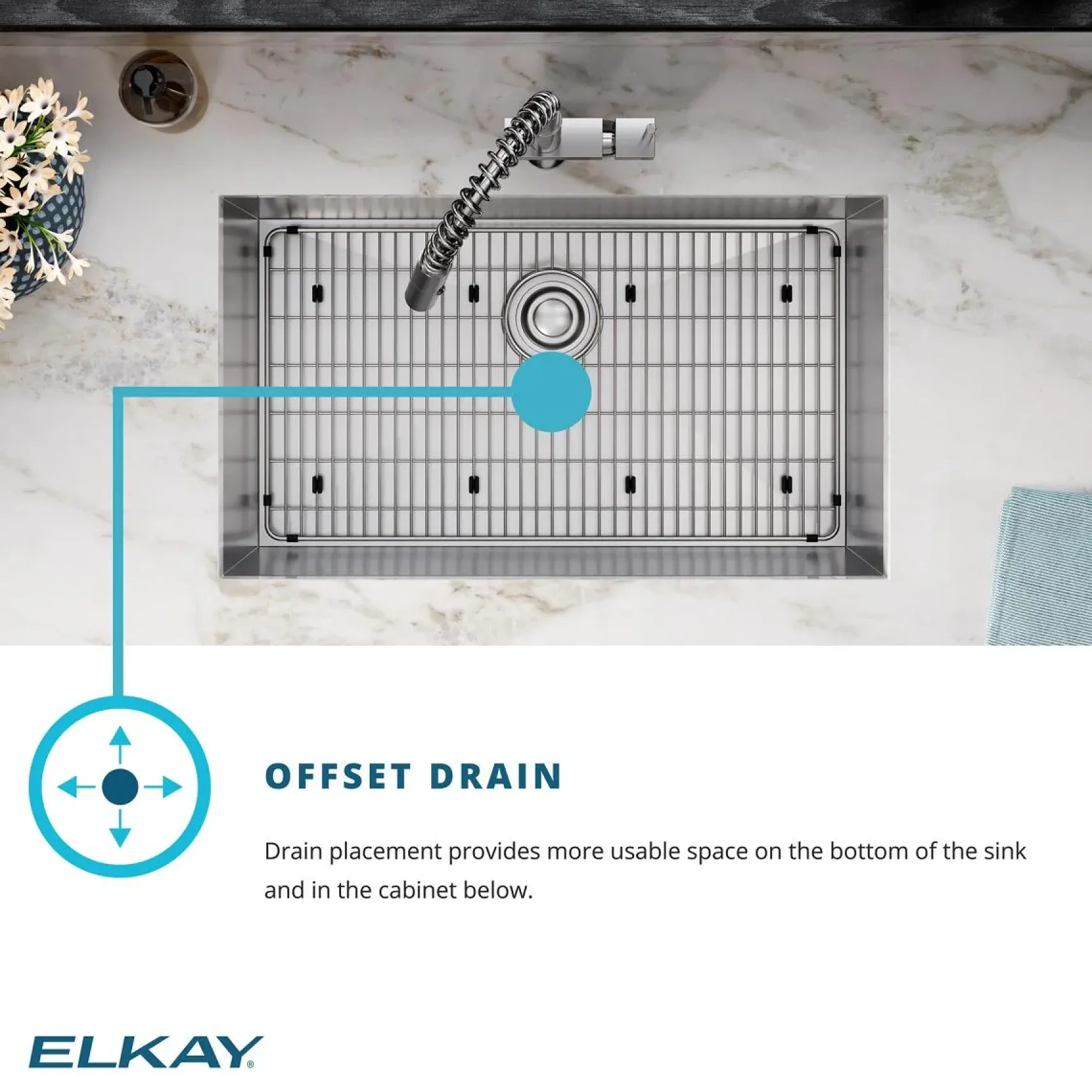 Elkay Crosstown 36" Stainless Steel Farmhouse Kitchen Sink for Interchangeable Apron, 55/65 Double Bowl, 16 Gauge, Polished Satin, CTXF234179C