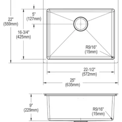 Elkay Crosstown 25