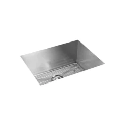 Elkay Crosstown 24" Stainless Steel Kitchen Sink, 16 Gauge, Polished Satin, EFRU211510TC