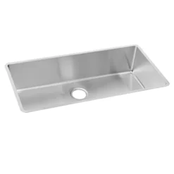 Elkay Crosstown 37" Stainless Steel Kitchen Sink, 18 Gauge, Polished Satin, ECTRU35179T